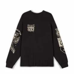 Grimey Camiseta Manga Larga Back At You - Black - Fw23 Online