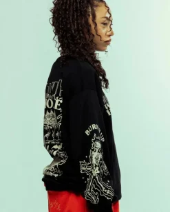 Grimey Camiseta Manga Larga Back At You - Black - Fw23 Online