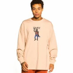 Grimey Camiseta Manga Larga "Jazz Thing" - Cream - Fall 21 Store