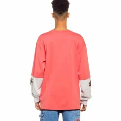 Grimey Camiseta Manga Larga Nine Winds Ls - Coral- Spring 22 Cheap