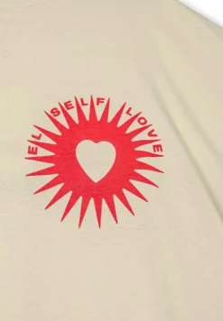Grimey Camiseta Manga Larga Causing Panic - Cream - Ss24 New