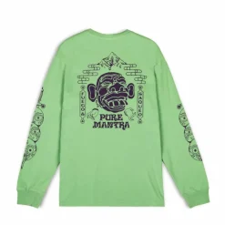 Grimey Camiseta Manga Larga "Lust Mantra" - Green - Fall 22 Flash Sale