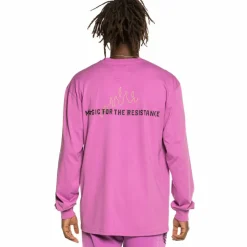 Grimey Camiseta Manga Larga "Liveution Magic 4 Resistance" Ls - Purple - Spring 21 Flash Sale