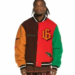 Grimey Chaqueta Baseball "The Loot" - Multicolor - Spring 21 Discount
