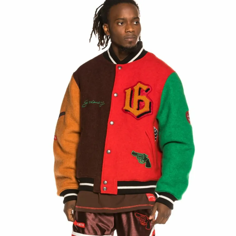 Grimey Chaqueta Baseball "The Loot" - Multicolor - Spring 21 Discount