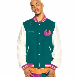Grimey Chaqueta Baseball Acknowledge Ss20 Green Clearance