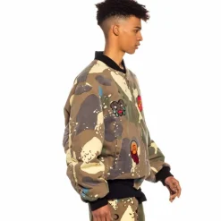 Grimey Chaqueta Bomber Glorified - Camo - Spring 22 New