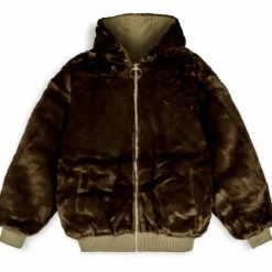 Grimey Chaqueta Bomber Lost Boys Reversible Fur - Brown - Winter 22 Sale