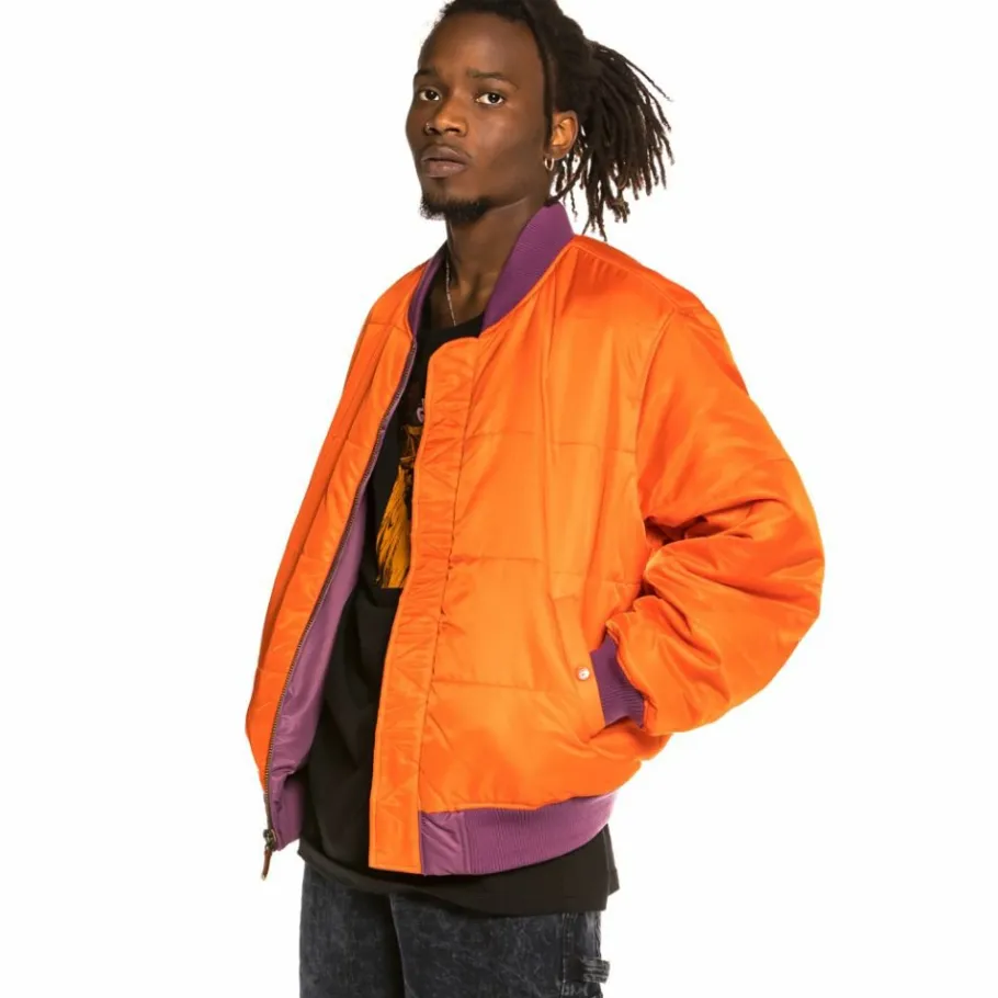 Grimey Chaqueta Bomber Reversible "Liveution" - Purple - Spring 21 Sale