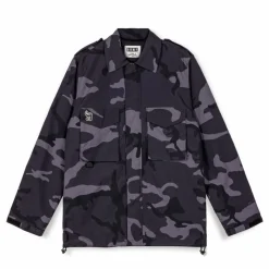 Grimey Chaqueta All Over Print Tusker Temple - Black - Fw23 Store