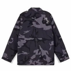 Grimey Chaqueta All Over Print Tusker Temple - Black - Fw23 Store