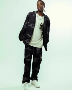 Grimey Chaqueta All Over Print Tusker Temple - Black - Fw23 Store