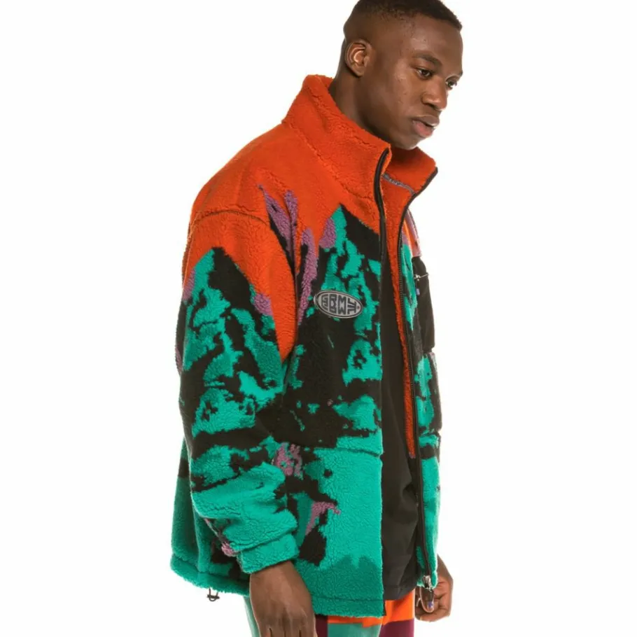 Grimey Chaqueta Dulce Sherpa Jacket Fw20 Orange Shop