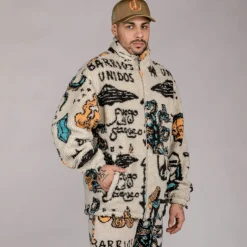 Grimey Chaqueta Lost Boys Sherpa - Cream - Winter 22 Hot