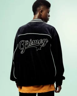 Grimey Chaqueta Madrid Velvet - Black - Fw23 Cheap
