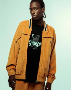 Grimey Chaqueta Madrid Velvet - Orange - Fw23 Online