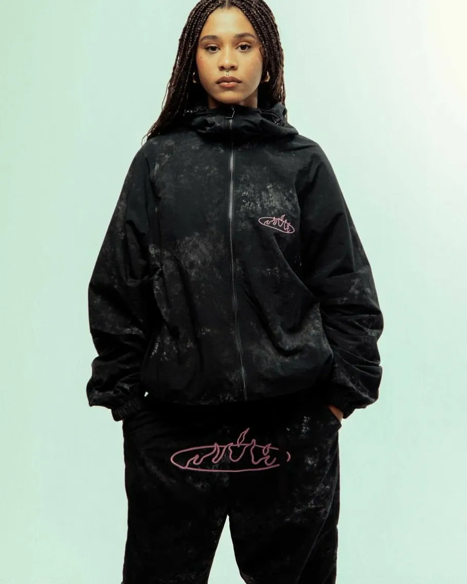 Grimey Chaqueta Melted Stone Tie And Dye Vintage - Black - Fw23 Outlet