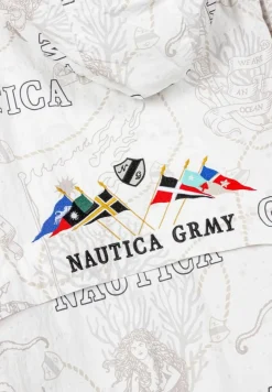 Grimey Chaqueta Mighty Harmonist Nautica X Grmy - White - Ss24 Shop