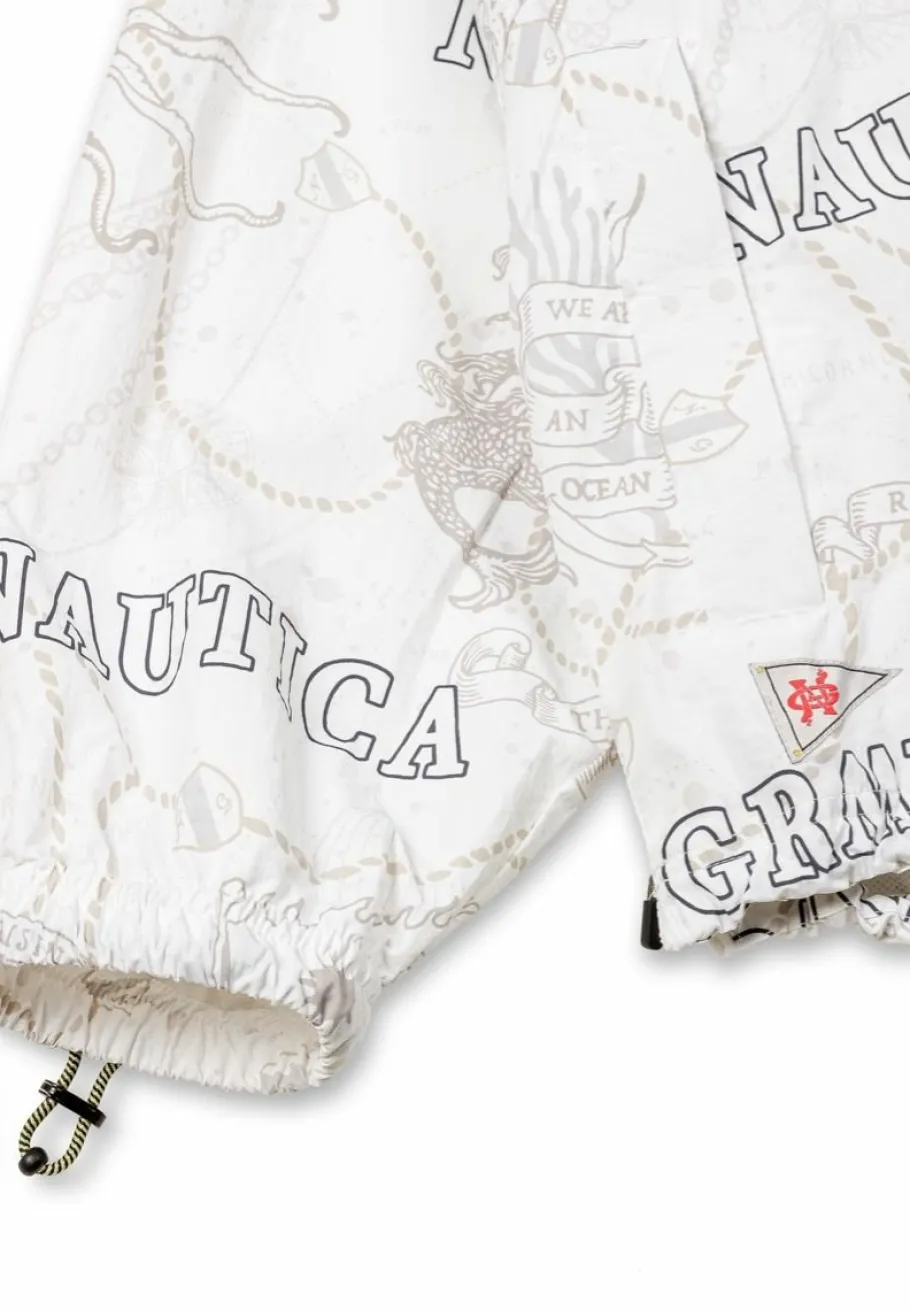 Grimey Chaqueta Mighty Harmonist Nautica X Grmy - White - Ss24 Shop