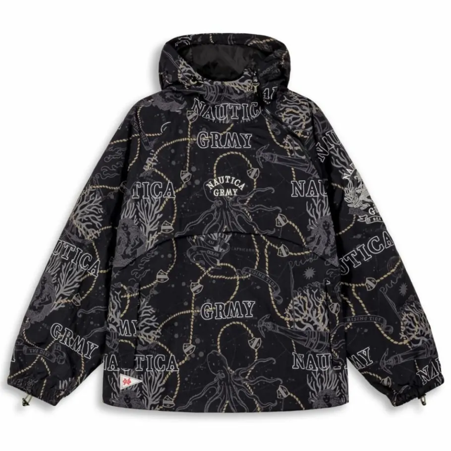Grimey Chaqueta Mighty Harmonist Nautica X Grmy - Black - Ss24 Best