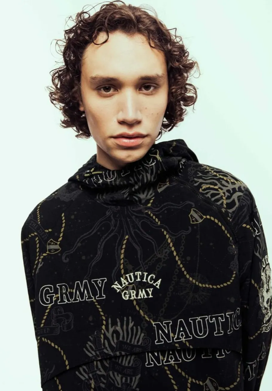 Grimey Chaqueta Mighty Harmonist Nautica X Grmy - Black - Ss24 Best