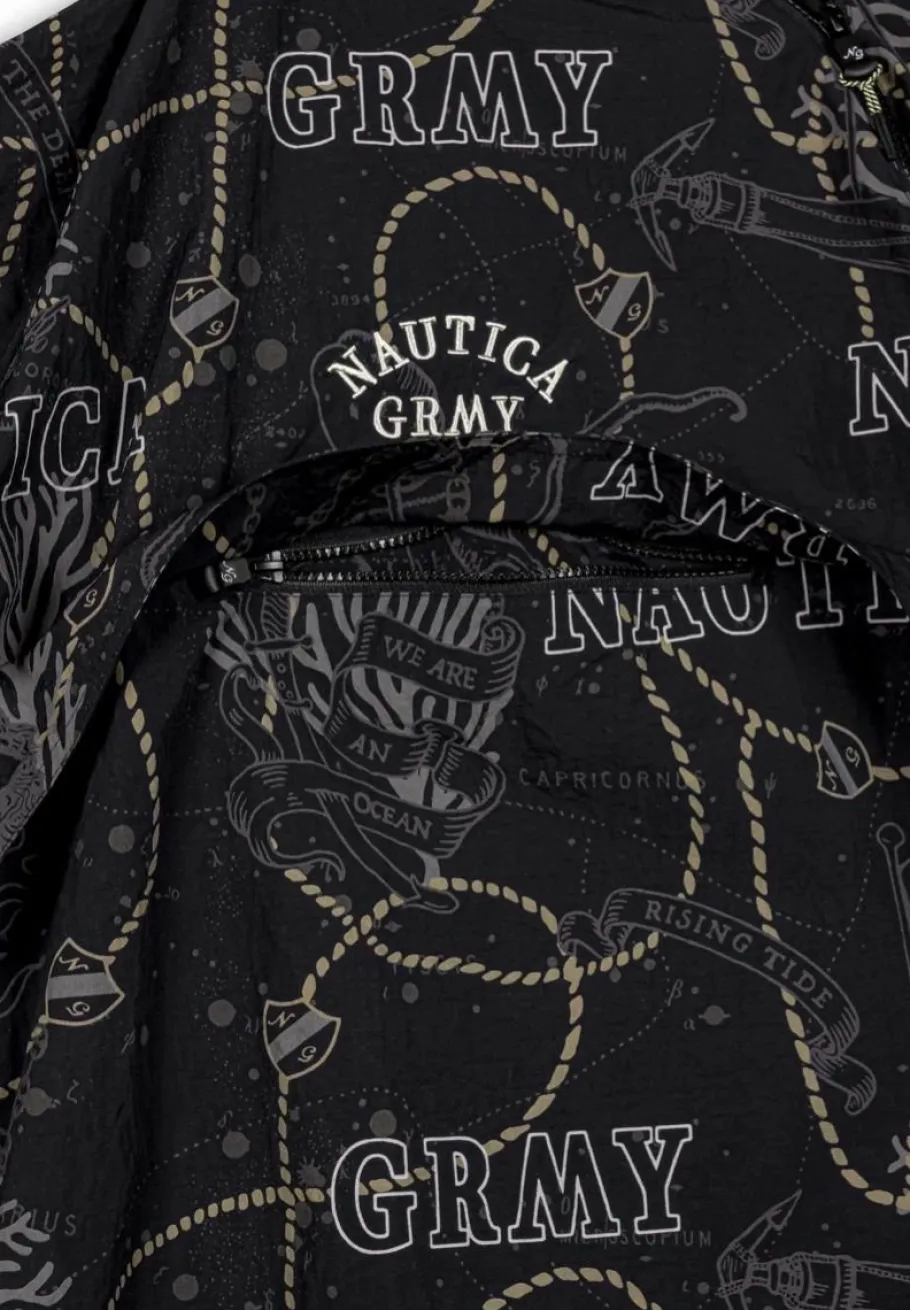 Grimey Chaqueta Mighty Harmonist Nautica X Grmy - Black - Ss24 Best