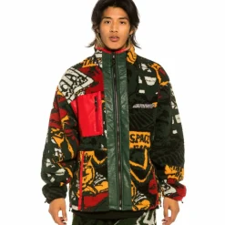 Grimey Chaqueta "Space Lady" Sherpa - Orange - Winter 21 Cheap