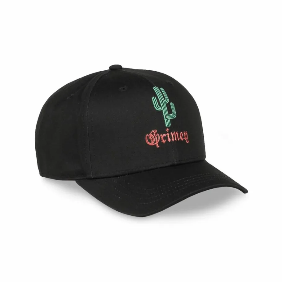 Grimey Gorra Causing Panic The Pride Curved Visor - Black - Ss24 New