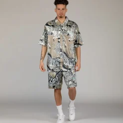 Grimey Animal Satin Short - Copper - Summer 23 Store