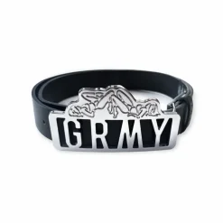 Grimey Back At You Buckle Belt - Black - Fw23 Shop