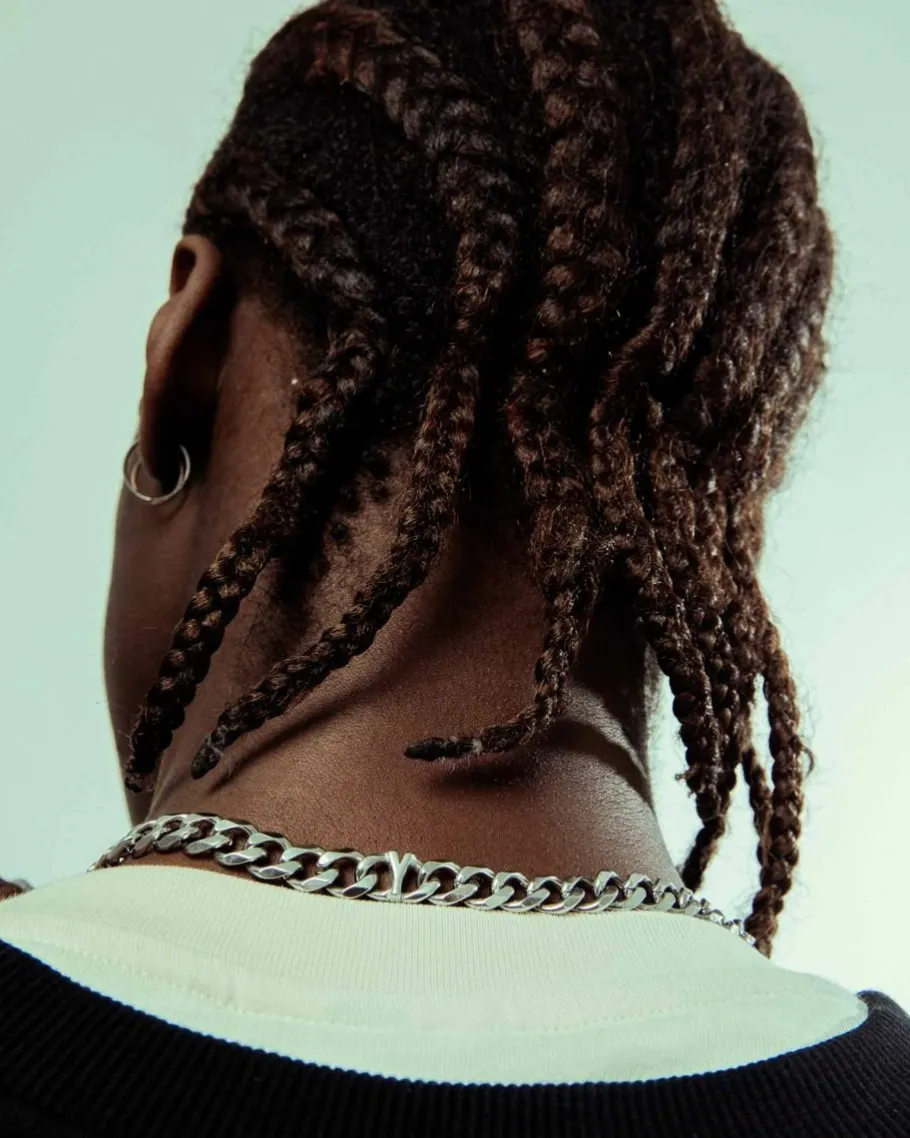 Grimey Back At You Cuban Link Necklace - Silver - Fw23 Store