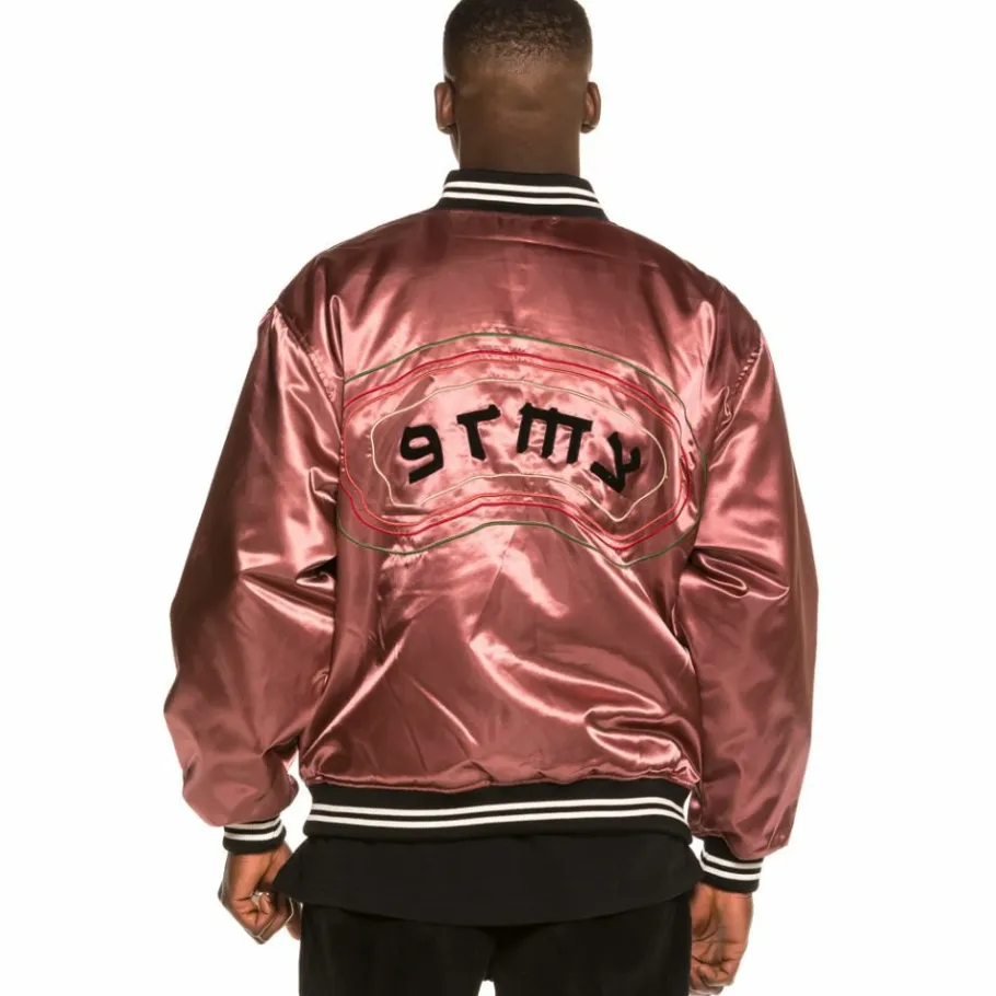Grimey Call Of Yore Reversible Satin Jacket Fw20 Black Online