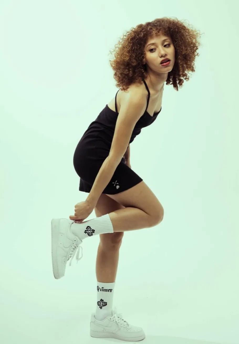 Grimey Causing Panic Girl Dress - Black - Ss24 Fashion