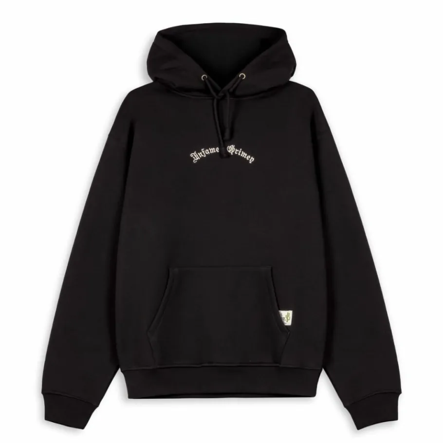 Grimey Causing Panic The Pride Vintage Hoodie Black - Ss24 Cheap