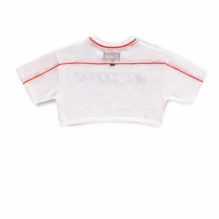 Grimey Chica Acknowledge Piping Crop Top Ss20 White Best