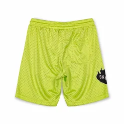 Grimey Cloven Tongues Mesh Basket Shorts - Fluor Lime - Summer 23 Flash Sale