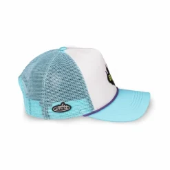 Grimey Cloven Tongues Trucker Cap - Blue - Summer 23 Best Sale