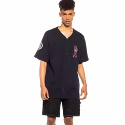 Grimey Day Dreamer Baseball Jersey - Black- Spring 22 Cheap