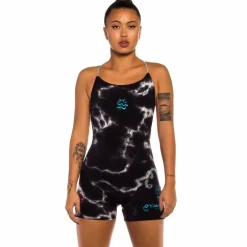 Grimey "Day Dreamer" Jumpsuit - Bleached Black - Spring 22 Best