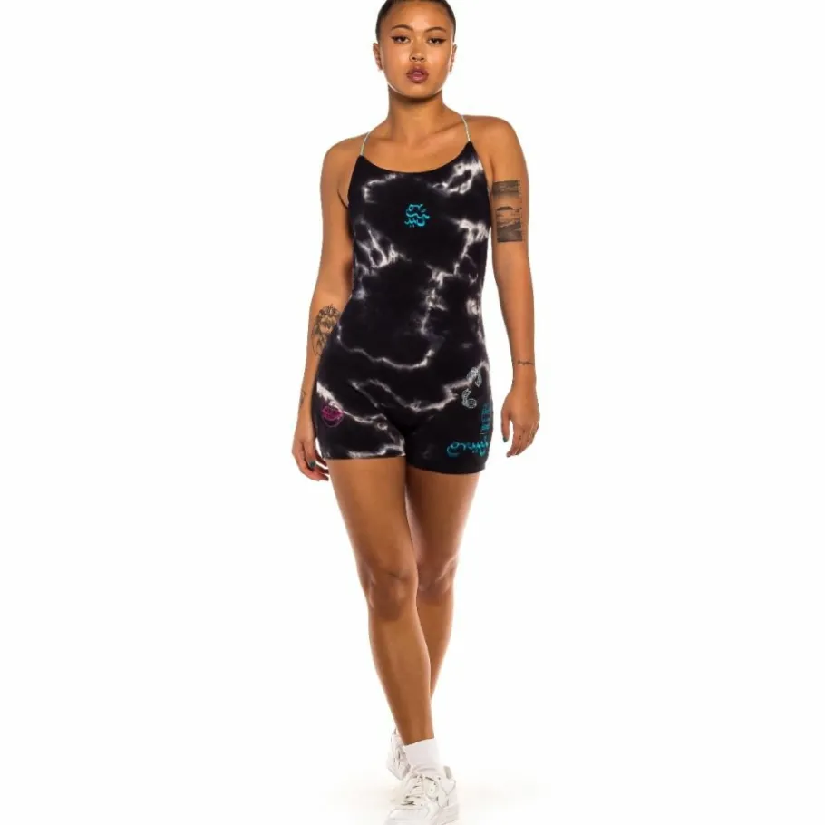 Grimey "Day Dreamer" Jumpsuit - Bleached Black - Spring 22 Best