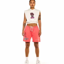 Grimey Day Dreamer Sleeveless Girl Hoodie - White - Spring 22 Online
