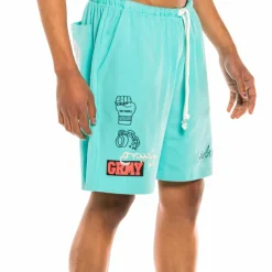 Grimey "Day Dreamer" Sweatshorts - Blue - Spring 22 Hot