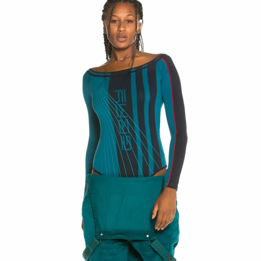 Grimey Egineering Long Sleeve Body Fw19 Green Hot