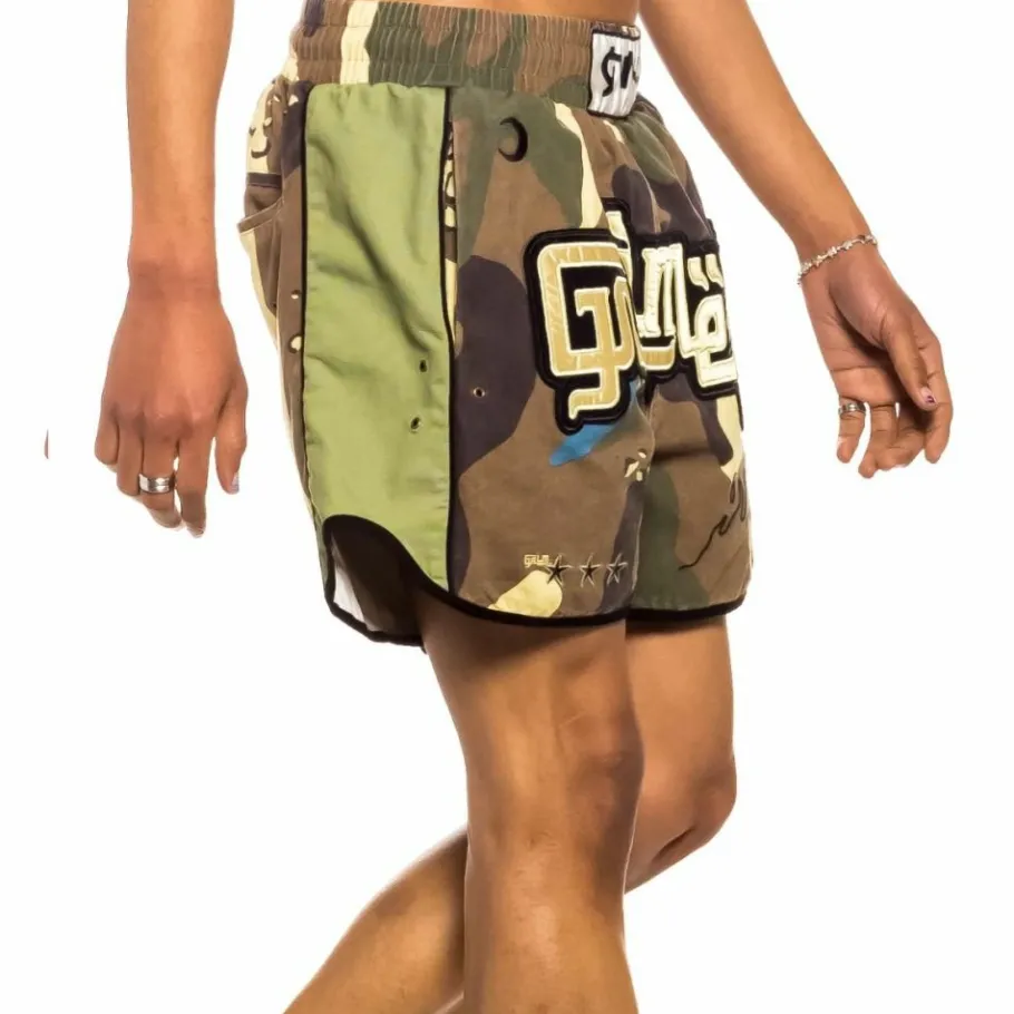 Grimey "Glorified" Boxing Shorts - Camo - Spring 22 Online