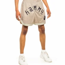 Grimey " X Space Hammu" Mesh Shorts - Sand - Spring 22 Hot