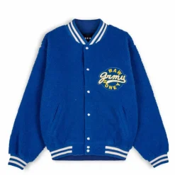 Grimey "Hive" Sherpa Button Sweatshirt - Blue - Fall 22 Clearance
