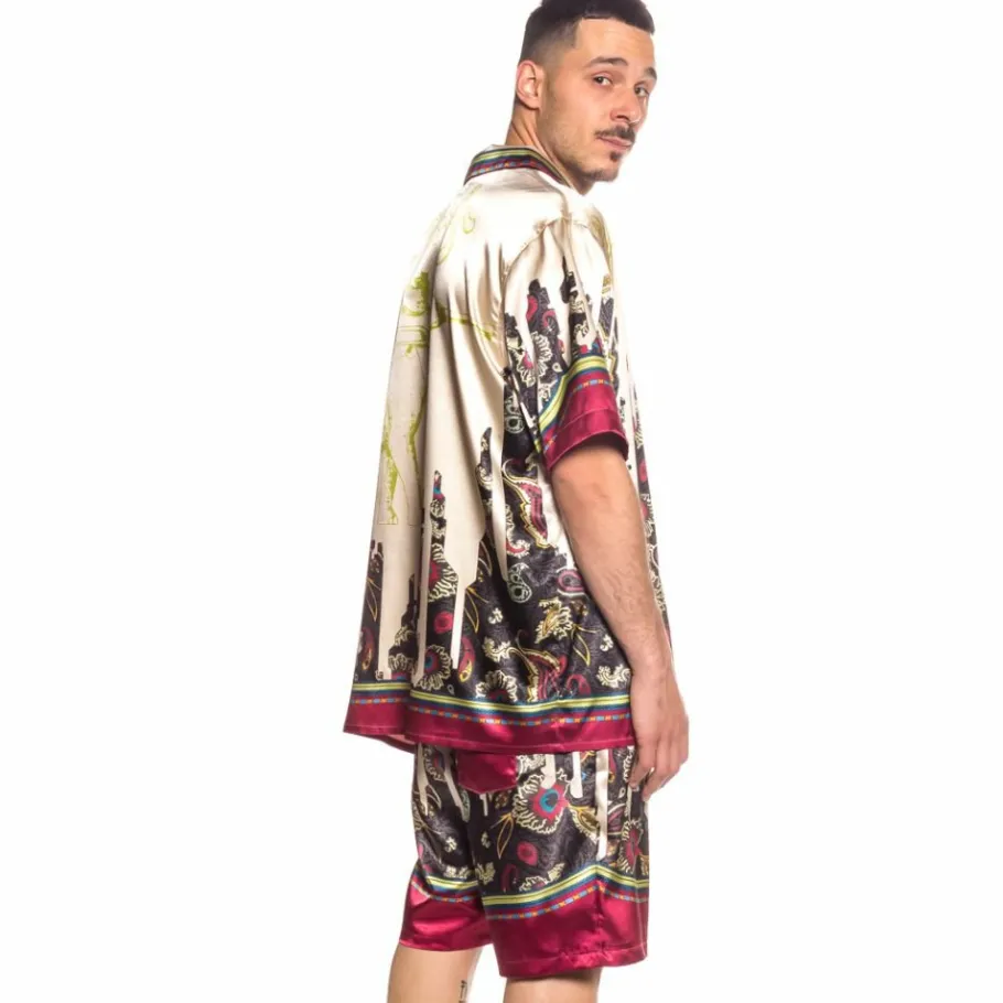 Grimey "Hope Unseen" Button Up Shirt - White - Summer 21 Outlet