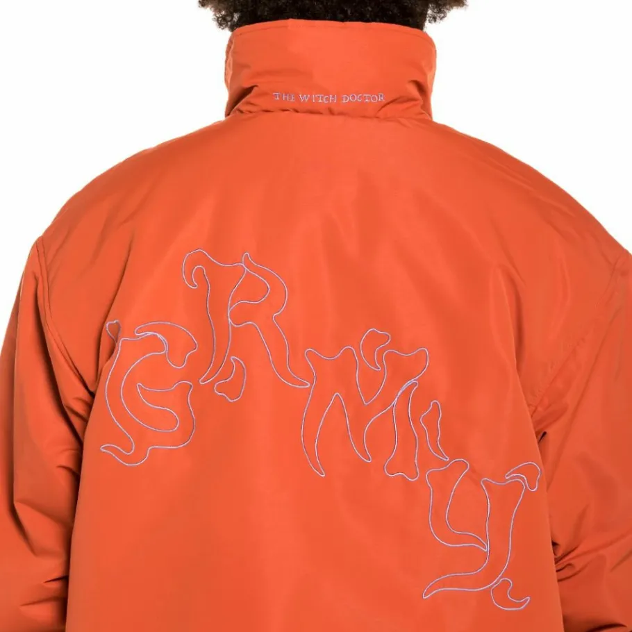 Grimey "Jazz Thing" Heavy Coach Jacket - Ochre - Fall 21 Store