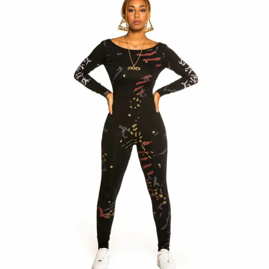 Grimey "Jazz Thing" Jumpsuit - Black - Fall 21 Flash Sale