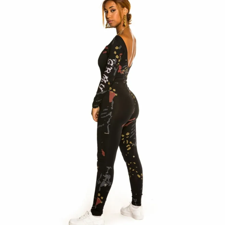 Grimey "Jazz Thing" Jumpsuit - Black - Fall 21 Flash Sale